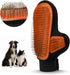 2024 Pet Grooming Glove with Tipped Pin Brush,Special Design Deshedding Glove, Massage Mitt, Perfect Petting Tool for Sensitive Dogs & Cats with L...