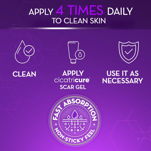 Cicatricure Advanced Scar Gel for Face & Body - Proven Results in 2 Weeks, Scar Treatment for Surgical Scars, Stretch Marks, Scars of Burns and In...