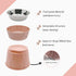 Elevated Dog Bowls for Small Dogs with 3 Adjustale Heights,2 in 1 Raised Dog Bowl with Non-Slip Base for Food and Water,Stainless Steel Slow Feed ...