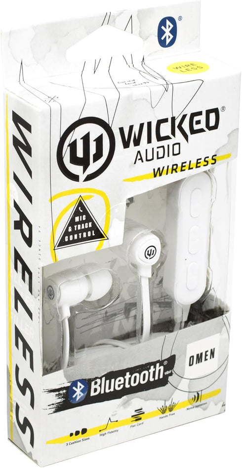 Wicked Audio WIBT1755 Omen Bluetooth Earbud - White...
