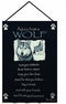 Manual Advice from a Wolf Woven X Your True Nature Wall Hanging, 17 X 26-Inch...
