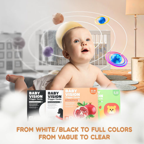 BELLOCHIDDO High Contrast Baby Toys for Newborn, Newborn Toys, Black and White Baby Toys, Toddler Baby Flash Cards, Infant Baby Cards, Baby Learni...