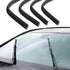 4 PCS Car Wiper Strip, 28" Boneless Structure Car Windshield Cleaning Wiper Strip, DIY Length Auxiliary Cleaning Replacement Accessory, Suitable f...