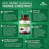 Zazzee Extra Strength Horse Chestnut 10:1 Extract, 3000 mg Strength, 20% Aescins, 4 Month Supply, 120 Vegan Capsules, Concentrated and Standardize...