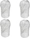 4 Pack Gutter Guards, Gutter Downspout Guard, Expand Aluminum Gutter Guard Strainer Filter, Gutter Downspout Protectors, Stops Blockage Leaves Deb...
