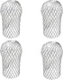 4 Pack Gutter Guards, Gutter Downspout Guard, Expand Aluminum Gutter Guard Strainer Filter, Gutter Downspout Protectors, Stops Blockage Leaves Deb...