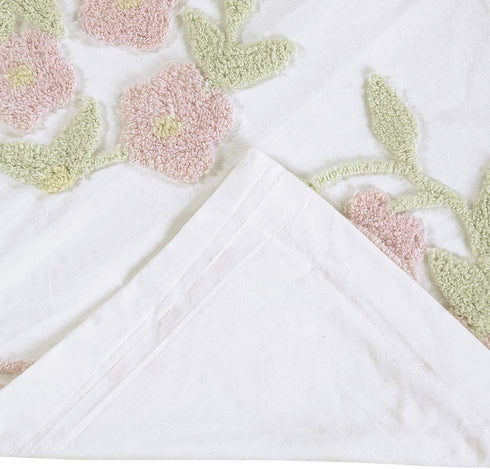 Better Trends Bloomfield Collection is Super Soft and Light Weight in Floral Design 100% Cotton Tufted Unique Luxurious Machine Washable Tumble Dr...