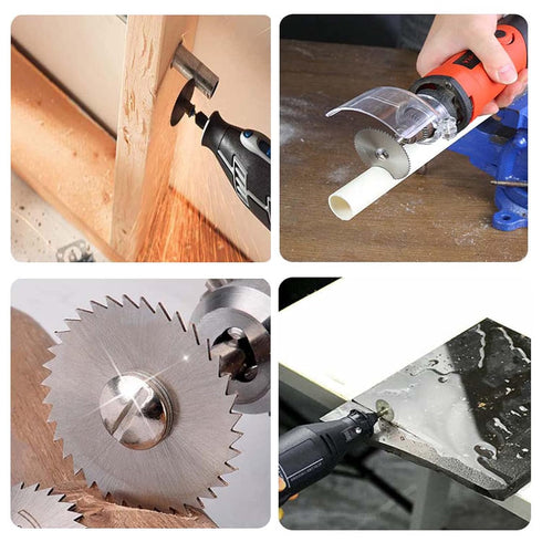Rotary Tools Cutting Wheel Set 47pcs?Mini Circular Saw Blades,Mesh Cutting Discs,Dismond Cutting Wheels,Rotary Tools Accessory Set for DIY Enthusi...