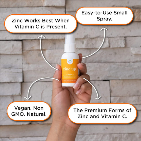 nbpure Zinc Up+ Zinc Liquid Spray with Vitamin C for Kids & Adults, 2 fl oz...