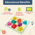 B. toys- Shapes & Emotions- Chunky Puzzle – Toddler Puzzle – Geometric Shapes & Emotions – Classic Toys for Kids – 2 Years +...