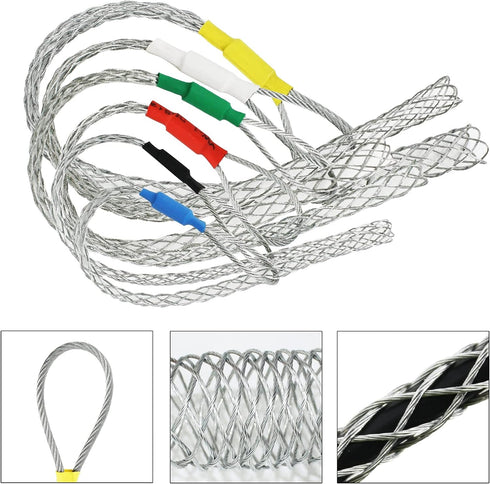 9-12MM Cable Pulling Socks Grips Wire Mesh Puller Socks Grip Mesh Puller Cable Puller Socks...