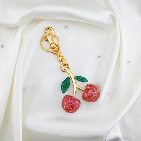 Cherry Bag Charms Purse Charms For Handbags Cute Cherry Keychain Accessories Gifts For Women Teen Girls Purse Cherms For Handbags Cherry Charm Che...