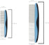 Dog Comb Set for Grooming, 2 Pack, Pet Grooming Comb with Stainless Steel Teeth, Comfort Grip Handle, Dog Grooming Supplies, Large Pet Comb and Sm...
