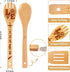 Harry Gifts for Women Kitchen Accessories Wooden Spoons for Cooking Utensils Set 7pcs Magic Wizard Spoon for Wedding&Housewarming-Wooden Spatula f...