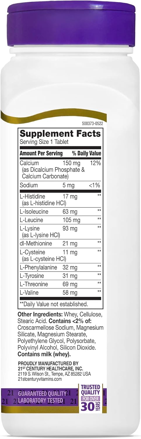 21st Century Daily Amino Acid Tablets, 120 Count...