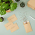 Juvale 100 Pack Small Seed Saving Envelopes - 4.5x3.25 Self Adhesive Blank Packets for Coins, Stamps, Mini Parts Storage (Brown)...