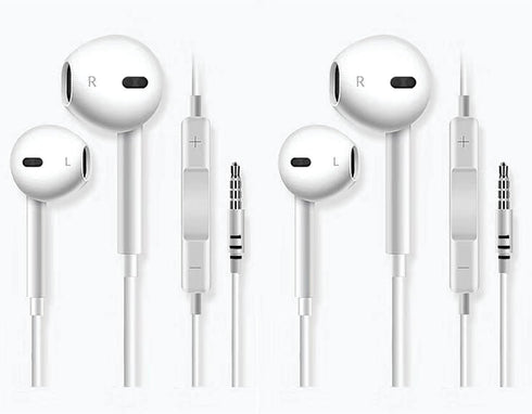 Jnuobi Wired Headphones with 3.5mm Connector, Built-in Microphone & Volume Control Music, Phone Calls, and Volume. Compatible with Phone/iPad/iPod...
