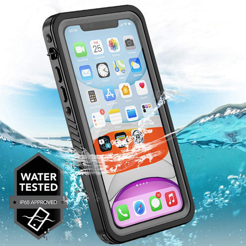 for iPhone 11 Waterproof Case with Screen Protector Full Body Protector Shockproof Dustproof Dirtproof Heavy Duty IP68 Waterproof Case for iPhone ...