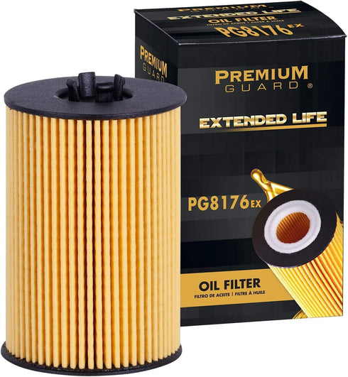 PG PG8176EX Extended Performance Oil Filter | Fits 2015-16 Audi A3, 2015 Volkswagen Beetle, 2018-20 Crafter, 2018-21 Crafter Van, Golf, Golf Sport...