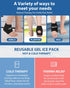 Ankle Ice Pack Wrap for Swelling Foot Pain Relief - Ankle Cold Pack Wrap Hot Cold Therapy Ankle Ice Wrap for Sprains, Achilles, Tendonitis...