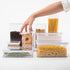 Loft, Rectangular Storage Box 3.2l with lid and Seal, Plastic (PP) BPA-Free, Transparent/White, 3,2l (20,0 x 10,0 x 21,4 cm)...