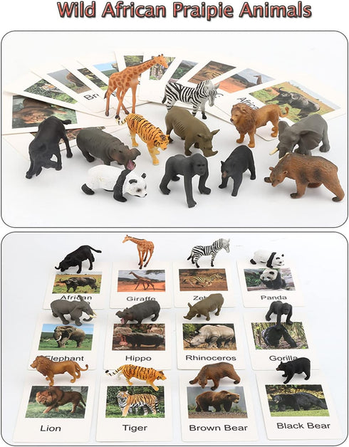 Montessori Animal Match Game Cards Marine Animal Matching Montessori Language Materials Toddlers Preschool Educational Learning Toys...
