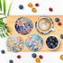 DOTSOPS 8 Pieces Flower Diamond Painting Coasters with Holder - Landscape Diamond Art Coasters with Cork Base for Beginners Adults & Craft Supplie...