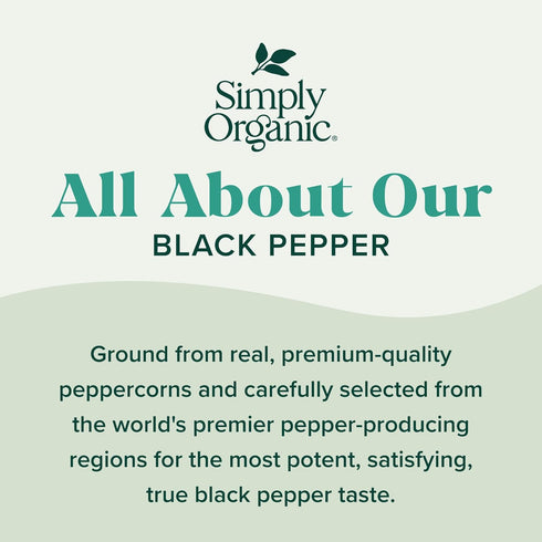 Simply Organic Black Pepper, 4 Oz...