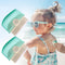 2 Pack Sunscreen Applicator for Kids, Makeup Brushes Sunblock Brush Set with Protective Caps Sun Lotion Applicator Sun Cream Brush for Kids Women...