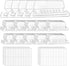 File Folder Tabs, 100+200 Sets Hanging File Folder Tabs with Inserts for Hanging Folders, 2 Inch Clear Plastic Hanging File Tabs for Quick Identif...