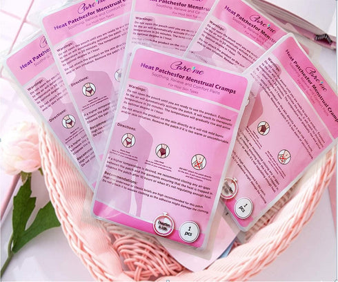 Portable Heating Pad for Menstrual Cramps and Period Pain Relief- Adhesive Heat Patches on Clothing- Suitable for All Skin Types- 3 Patches in 1 P...