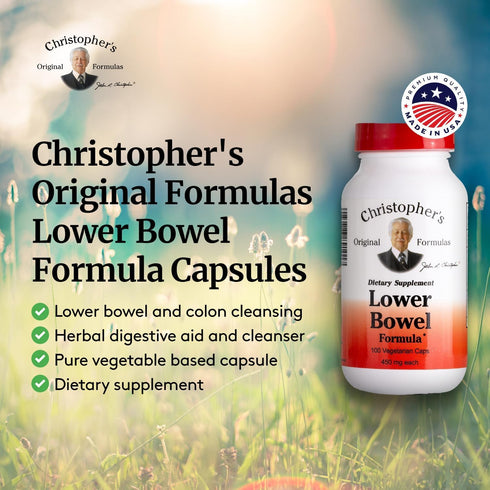 Christopher's Original Formulas Lower Bowel Formula 100 Vcaps...