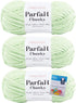 Premier Yarns Parfait Chunky - 3.5 Oz - #6 Super Bulky Weight - 3 Pack Bundle with 10 Bella's Crafts Stitch Markers (Key Lime)......
