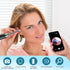HD Visible Battery Powered Ear Wax Removal Kit, IP67 1080P Camera 6 LED Lights, Ear Irrigation Flushing System with Basin, WIFI Connection Mobile ...