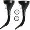 Wide Mouth Oil Funnel with Flexible Extension Nozzle Hose with Handle Mesh Screen Filter for Cars Motorcycles Engine Oil Kerosene Gasoline Gas Fue...