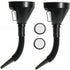 Wide Mouth Oil Funnel with Flexible Extension Nozzle Hose with Handle Mesh Screen Filter for Cars Motorcycles Engine Oil Kerosene Gasoline Gas Fue...