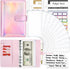 Onlyesh Budget Binder,Cash Envelopes for Budgeting,Money Organizer for Cash,28Pcs Budget Planner with Cash Envelopes(Shiny Pink)...