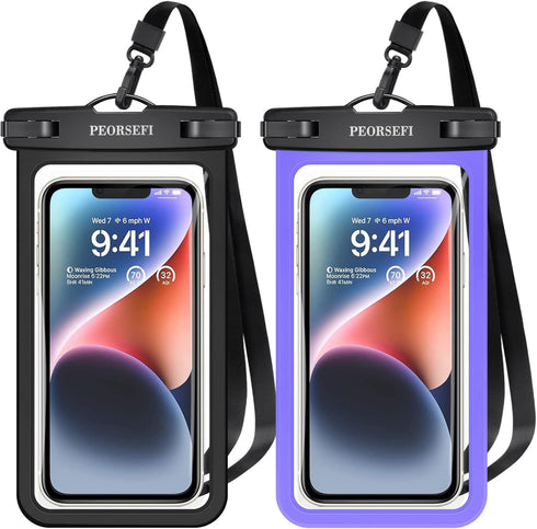 Universal Waterproof Phone Pouch - Waterproof Case for iPhone 14 13 12 11 Pro Max XS Plus Samsung Galaxy Cellphone Up to 7.0"? IPX8 Waterproof Cel...