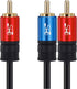 SHD RCA to 2RCA Subwoofer Cable Audio Cable 2RCA to 1RCA Bi-Directional RCA Y Adapter Premium Sound Quality Dual Shielded with Gold Plated Connect...