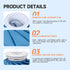ANMIA Ice Pack Bags for Injuries Reusable, Cold Pack Water Bag Hot Bag for Pain Relief, Leak-Proof Elastic Ice Bag, Size 11''...