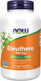 NOW Supplements, Eleuthero (Eleutherococcus senticosus) 500 mg, Adaptogenic Herb*, 250 Veg Capsules...