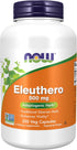 NOW Supplements, Eleuthero (Eleutherococcus senticosus) 500 mg, Adaptogenic Herb*, 250 Veg Capsules...