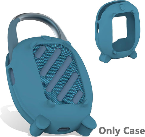 Silicone Cover Case for JBL Clip 5 Ultra Portable Bluetooth Speaker, Protective Skin Accessories for JBL Clip 5 Pro Sound Bluetooth Speaker Stand ...
