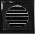 Anthracite Exhaust Hood Vent 4'' Inch with Built-in Pest Guard Screen, Anthracite, Air Vent Cover, HVAC Exhaust Vent Duct Cover, Exhaust Cap
