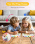 TECJOE Paint with Water Coloring Books for Toddlers, 26 Pages A to Z Animal Watercolor Paint Set with 3 Brushes, Mess Free Watercolor Painting Kit...