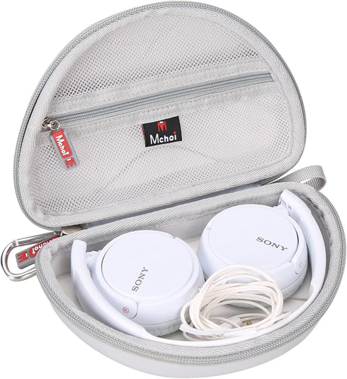 Mchoi Hard Case Suitable for Sony MDR-ZX110/ZX110AP/ZX110NC/ZX310AP Wired On-Ear Headphones, Waterproof Shockproof Wired On-Ear Headphones Protect...