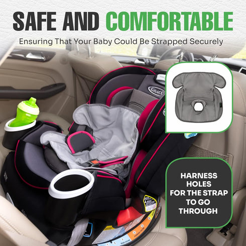 lebogner Child Car Seat Saver Waterproof Liner 100% Leak Free Pad for Baby Stroller, Piddle Pad for Potty Training Toddlers, Car Seat Liner with A...