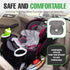 lebogner Child Car Seat Saver Waterproof Liner 100% Leak Free Pad for Baby Stroller, Piddle Pad for Potty Training Toddlers, Car Seat Liner with A...