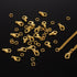 TecUnite 33 Feet 2.5mm Gold Plated Link Chain Necklace with 30 Jump Rings 20 Lobster Clasps for Men Women Jewelry Chain DIY Making...