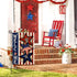 Independence Day 4th of July Garden Flag Burlap 12x18 Inch Double Sided, Patriotic American Stars and Stripes Yard Outdoor Decor DF304...
